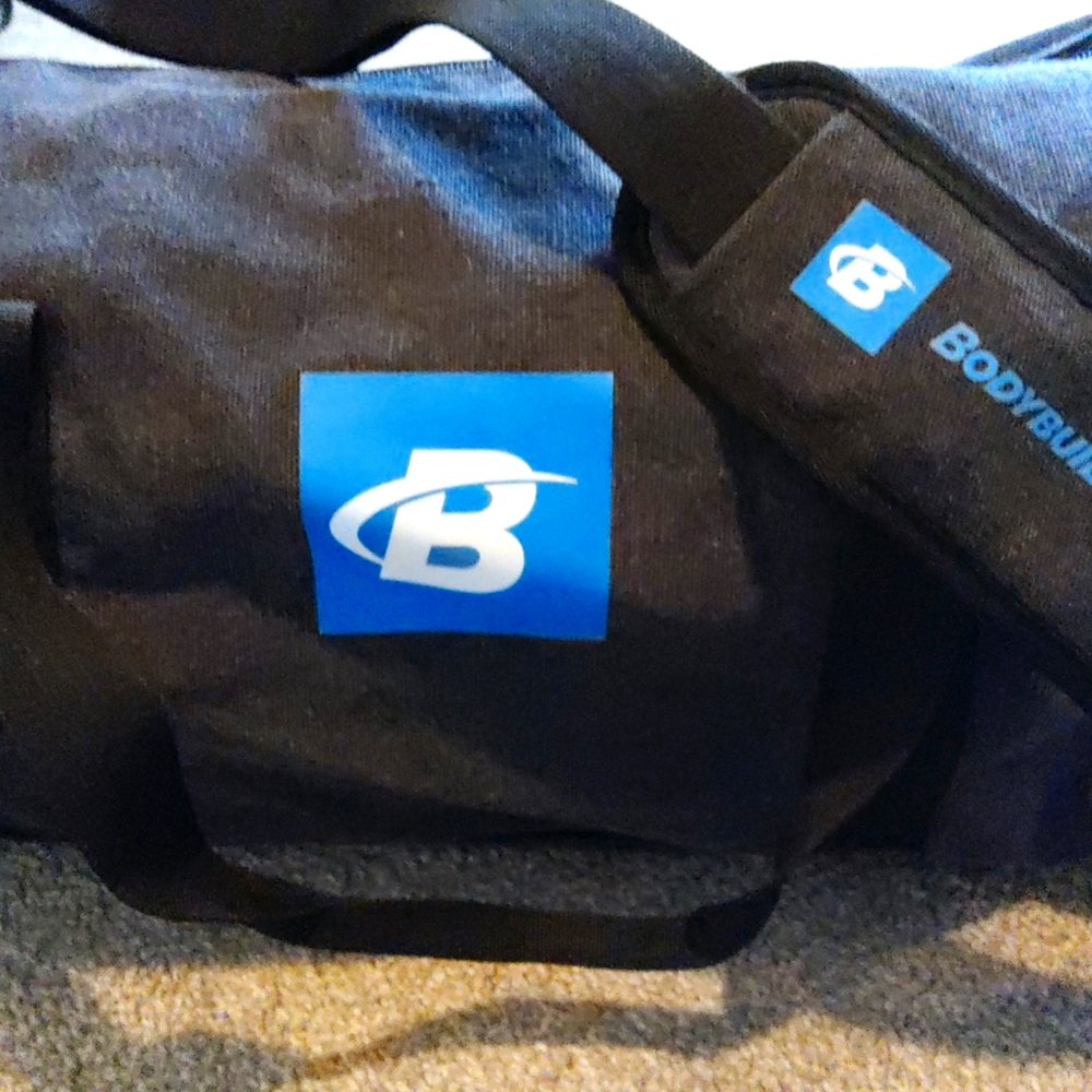 Bodybuilding Brand Canvas Duffle Bag Unisex